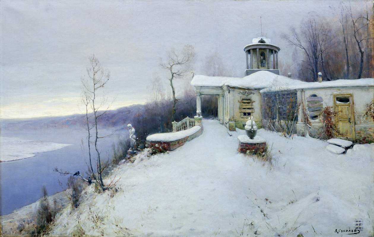A Deserted Manor House by Vladimir Pavlovich Solokov
