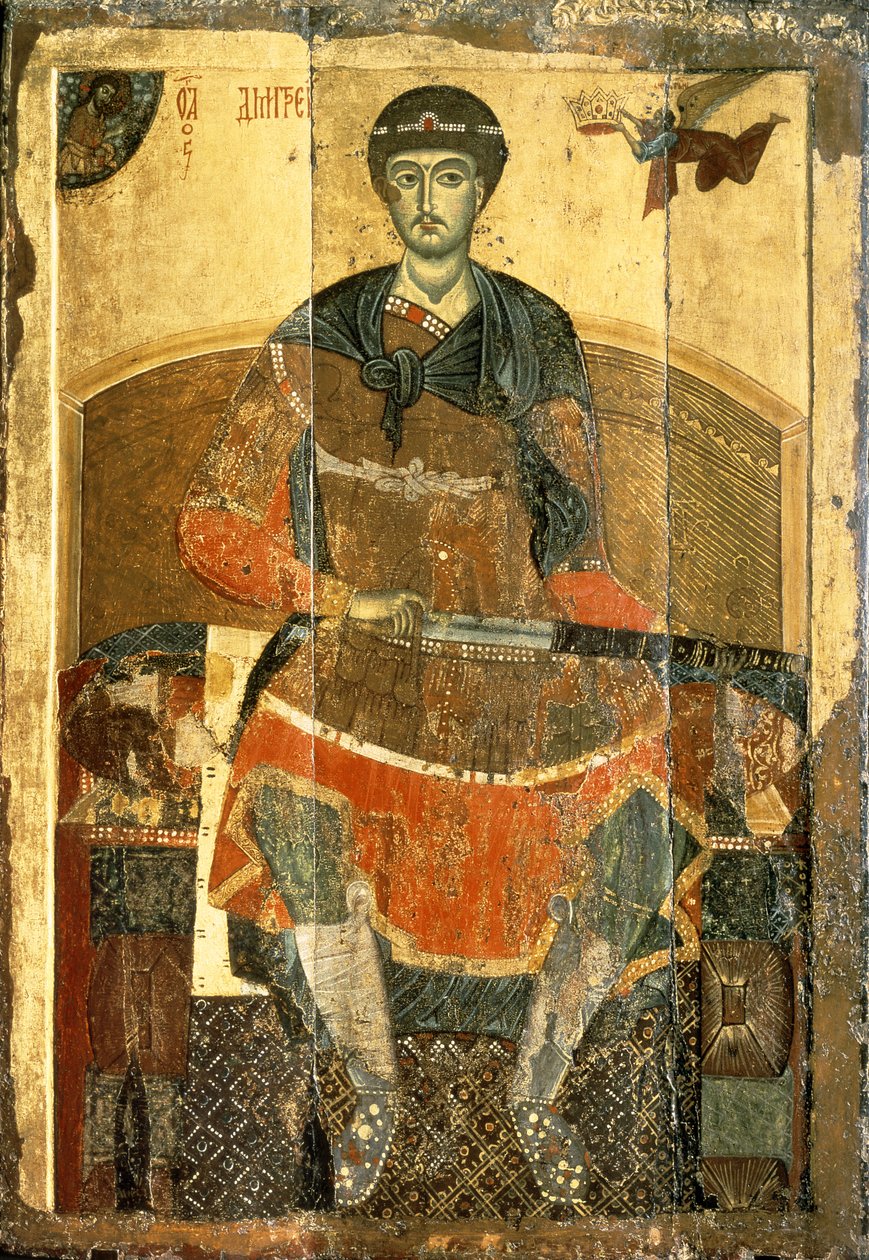 St. Demetrius of Salonica by Vladimir Suzdal School