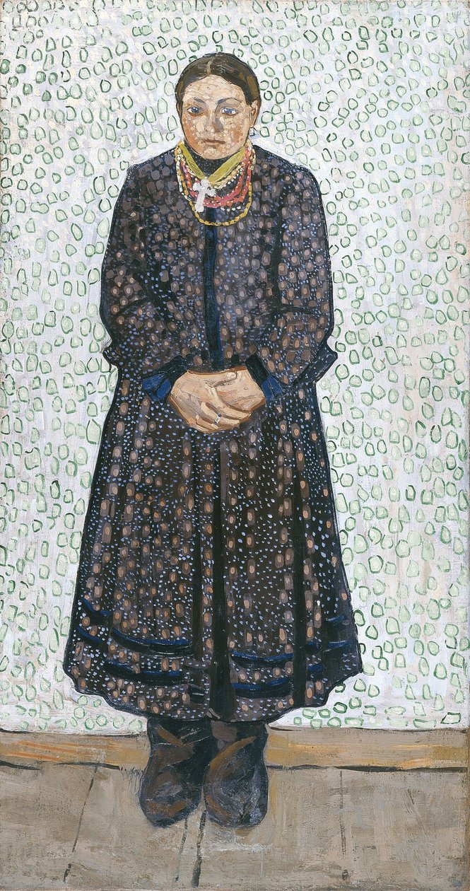 Ukrainian Peasant Woman, 1910-1911 by Vladimir Davidovich Burliuk