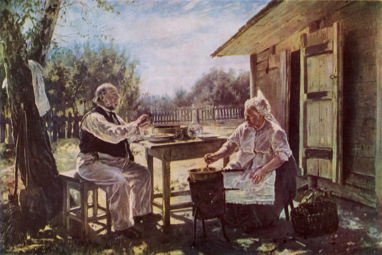 Jam-Making, 1876, 1965 by Vladimir Egorovic Makovsky
