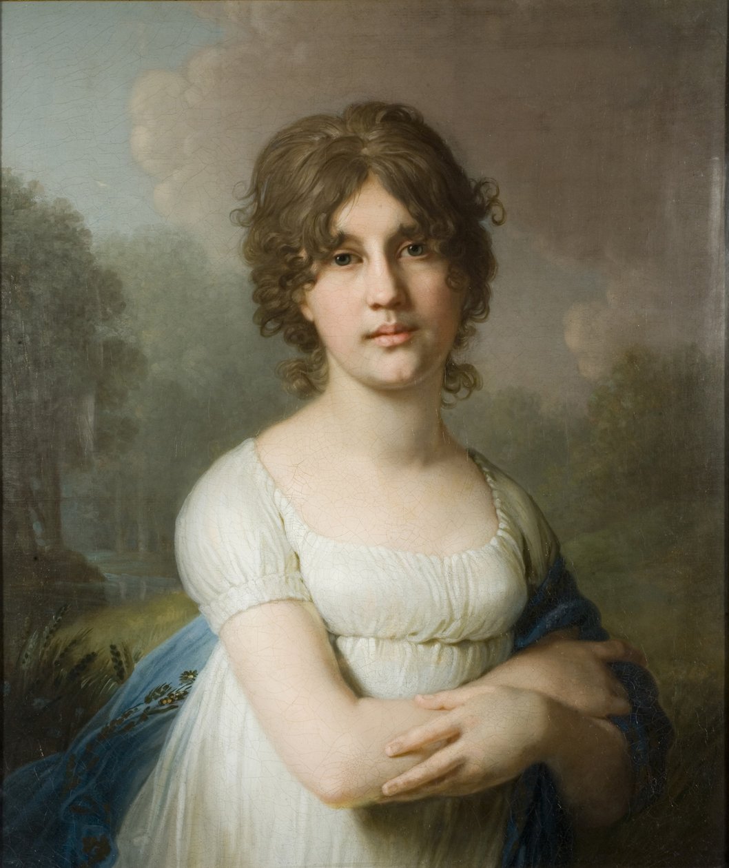 Portrait of Countess Yekaterina Gavriilovna Gagarina by Vladimir Lukich Borovikovsky