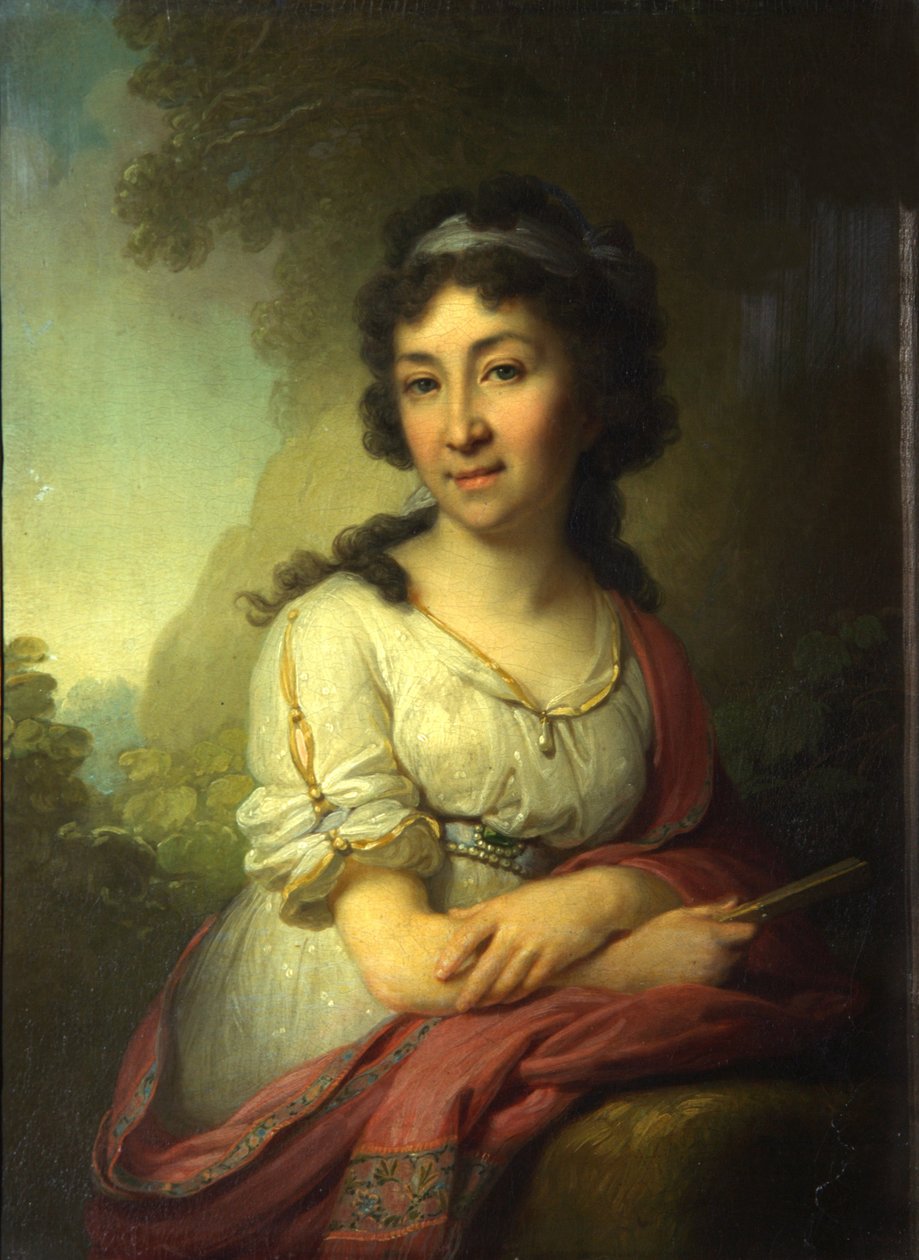 Portrait of Yekaterina Vasilyevna Torsukova by Vladimir Lukich Borovikovsky
