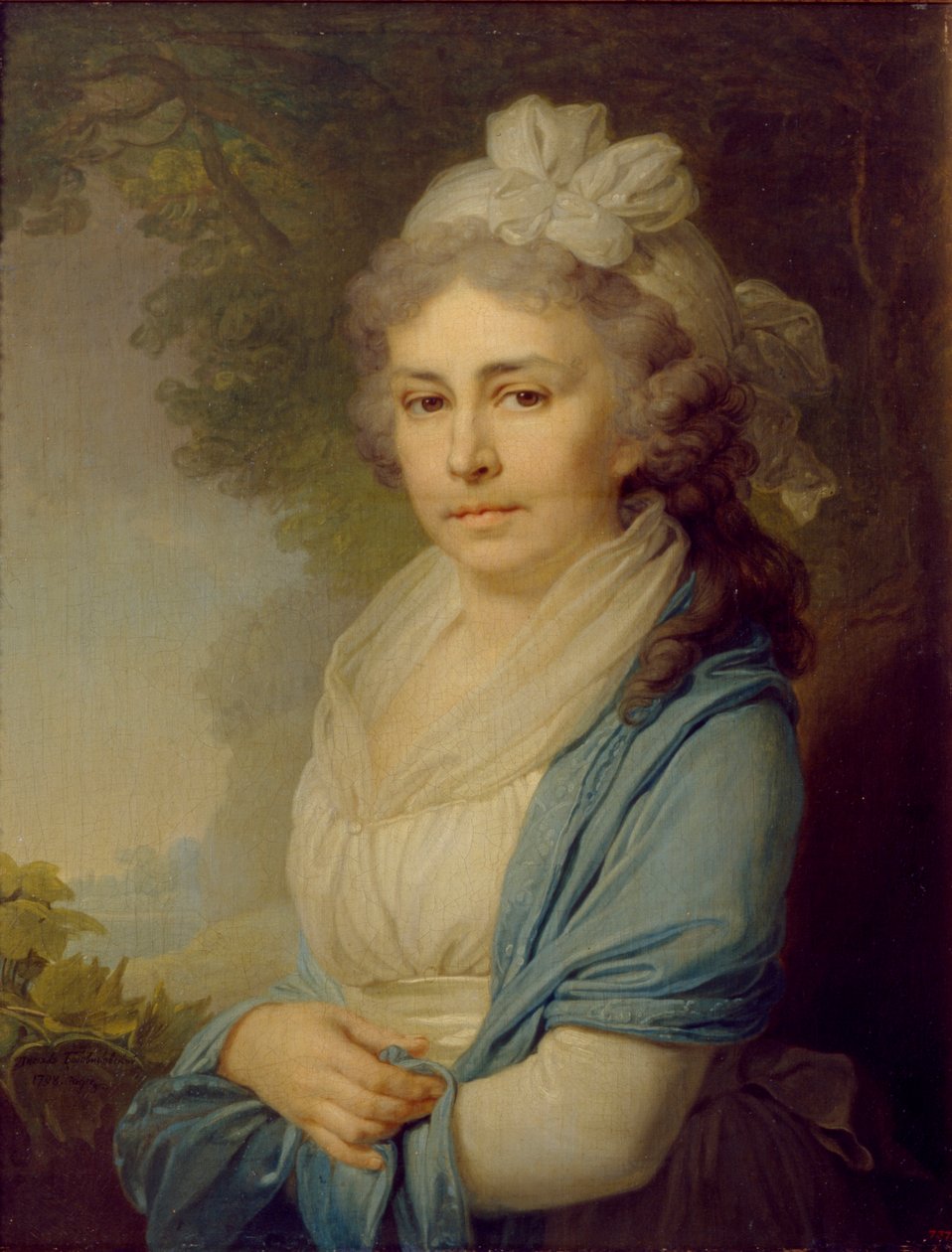 Portrait of Yelizaveta Ivanovna Neklyudova, née Levashova by Vladimir Lukich Borovikovsky