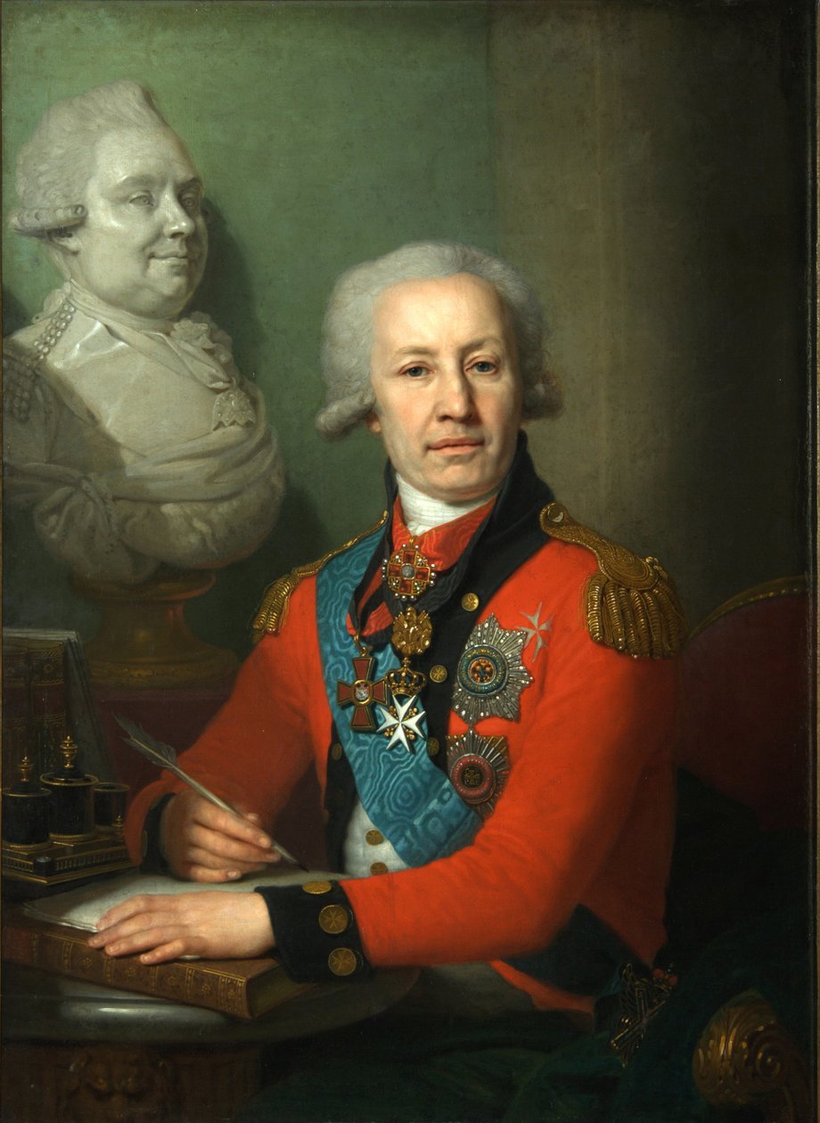 Portrait of baron Alexei Vasilyev, 1800 by Vladimir Lukich Borovikovsky