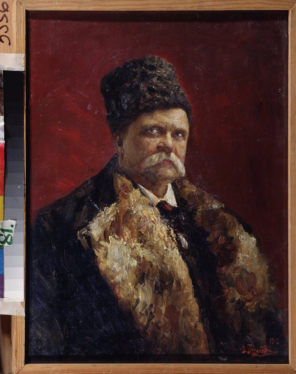Portrait of Vladimir Gilyarovsky (1853-1935) by Vladimir Nikolayevich Pchelin