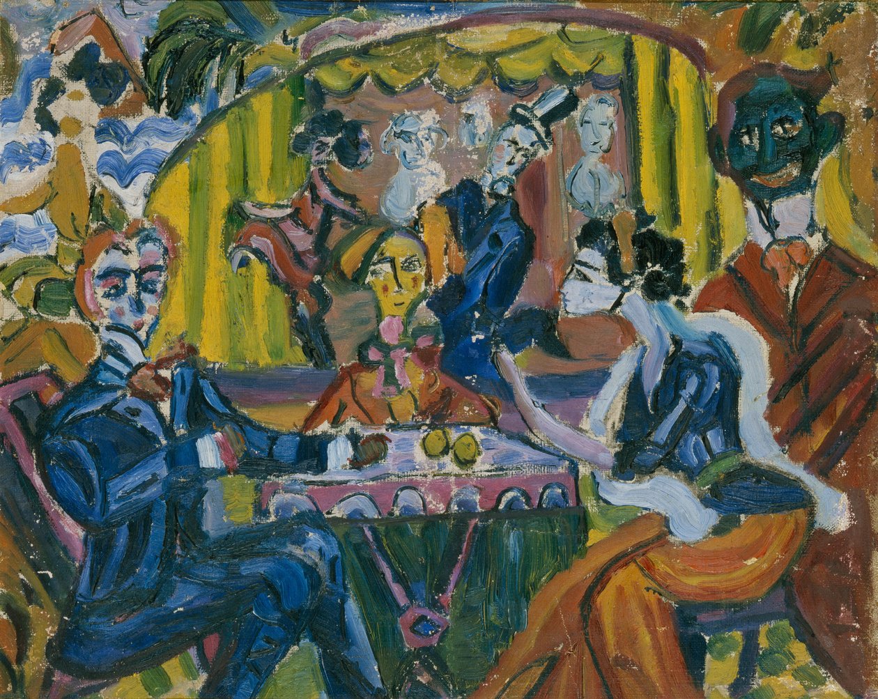The Stray Dog Cabaret in Saint Petersburg by Vladimir Vladimirovich Dmitriyev