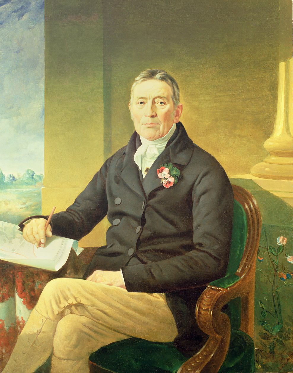 Portrait of John Burton of Clapton by W. Denny