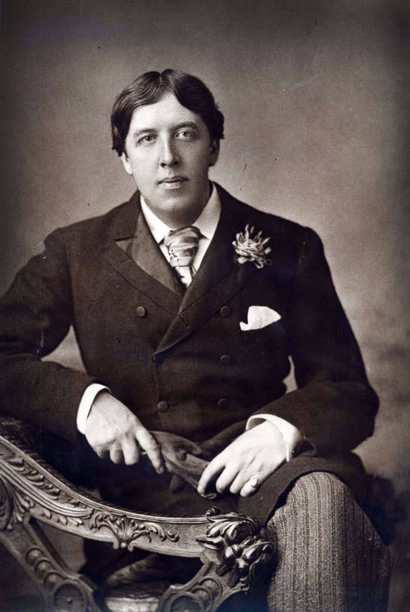 Oscar Wilde, 1889 by William and Daniel Downey