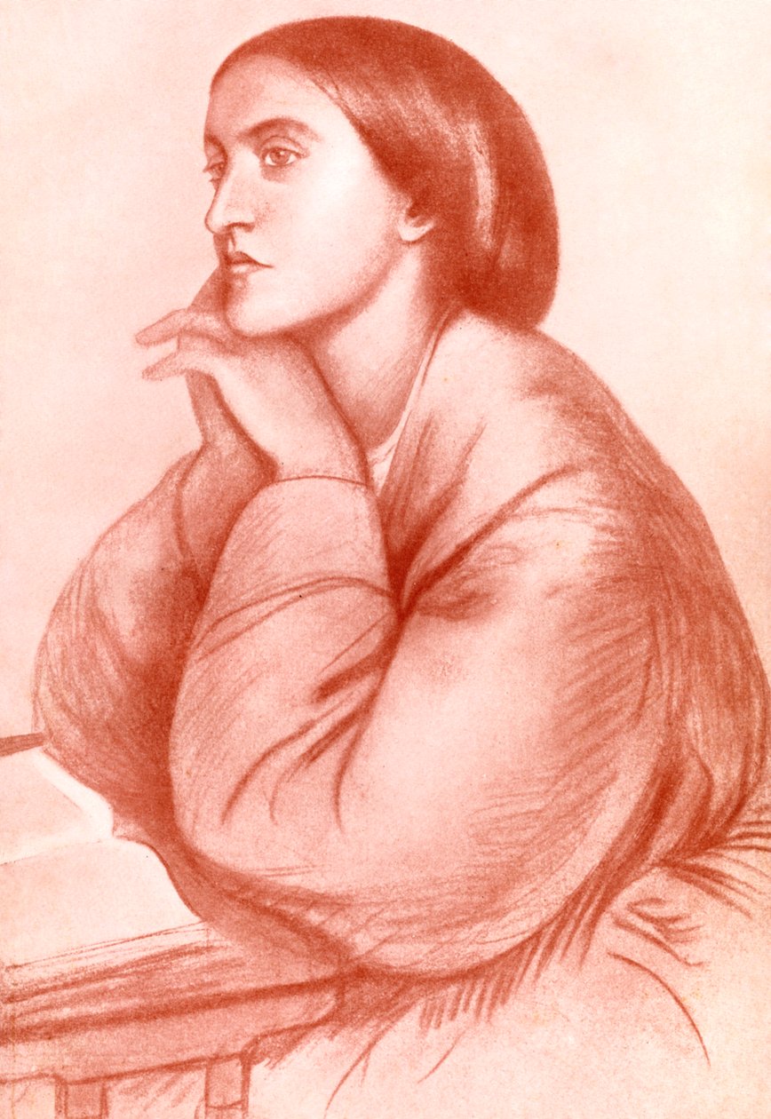 Christina Georgina Rossetti, English poet by WA Mansell
