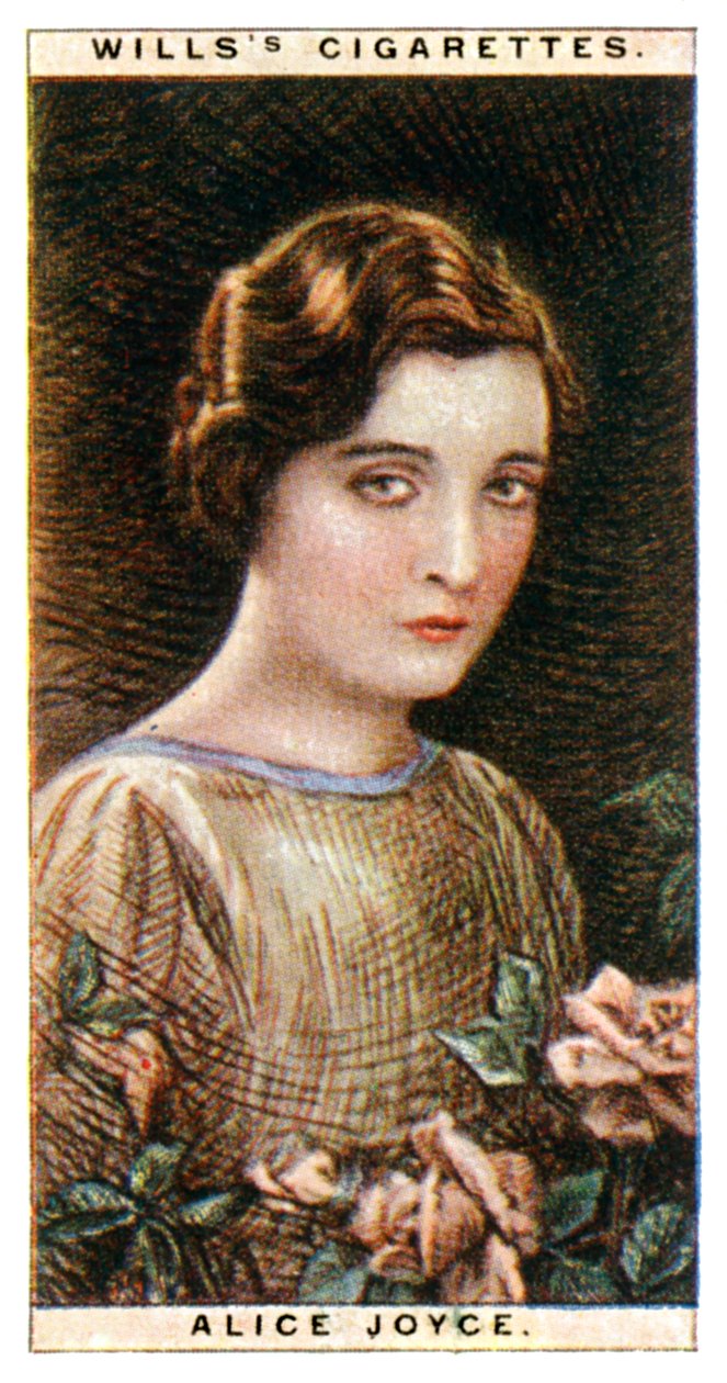 Alice Joyce, American Actress, 1928 by WD and HO Wills