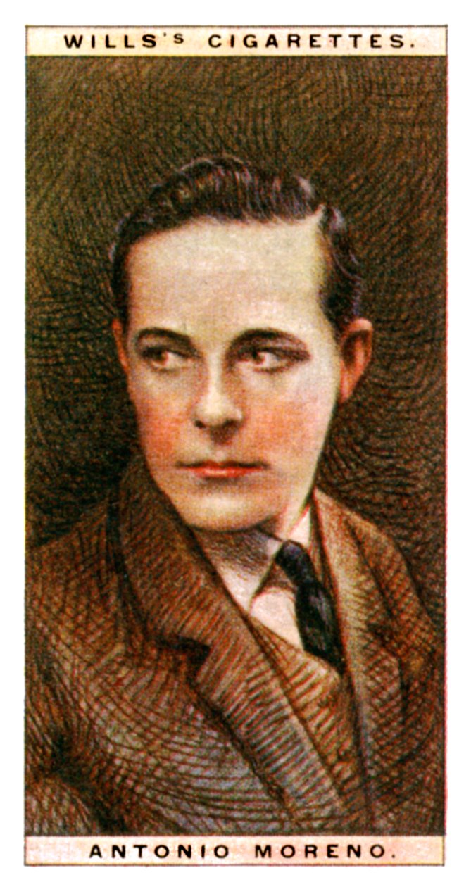 Antonio Moreno, Spanish Actor, 1928 by WD and HO Wills