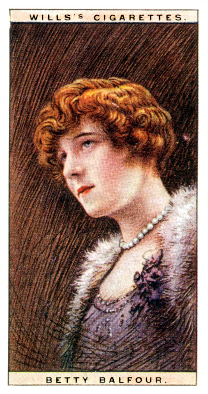 Betty Balfour, English Actress by WD and HO Wills