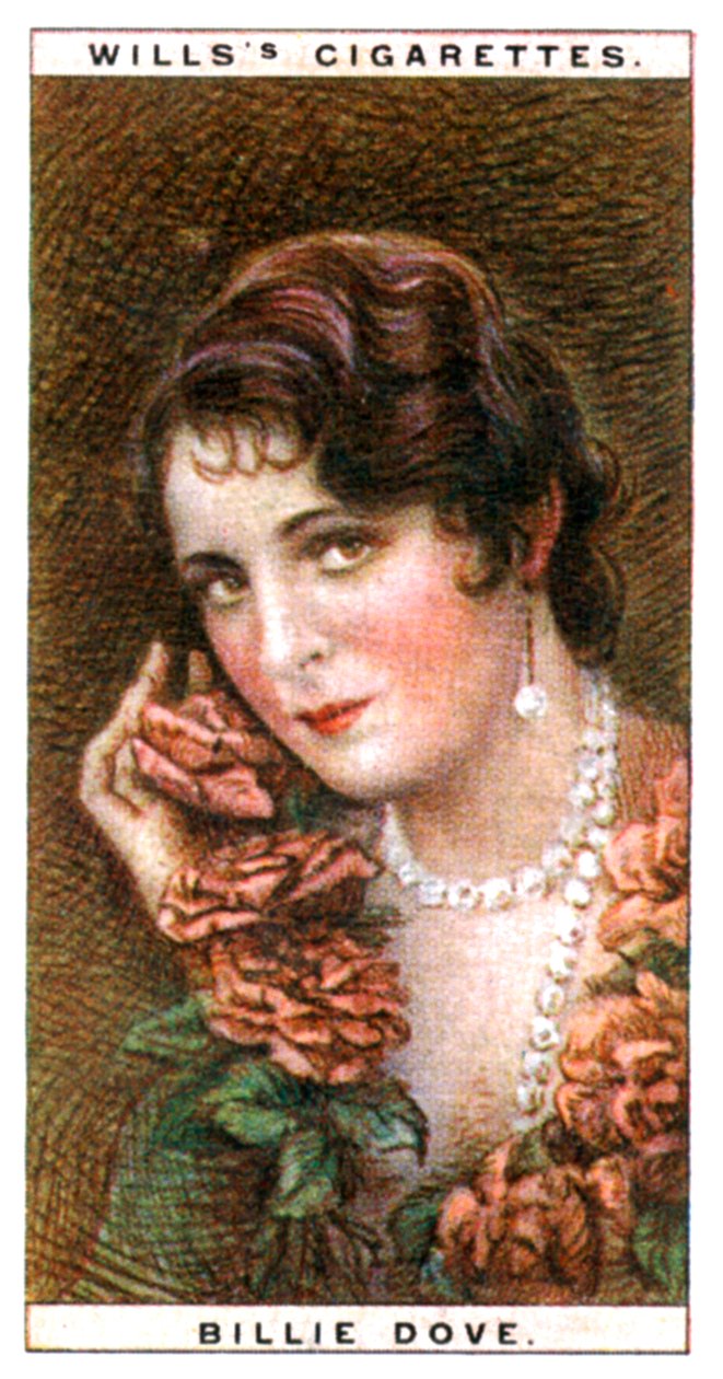 Billie Dove 1903-1997, American actress, 1928 by WD and HO Wills