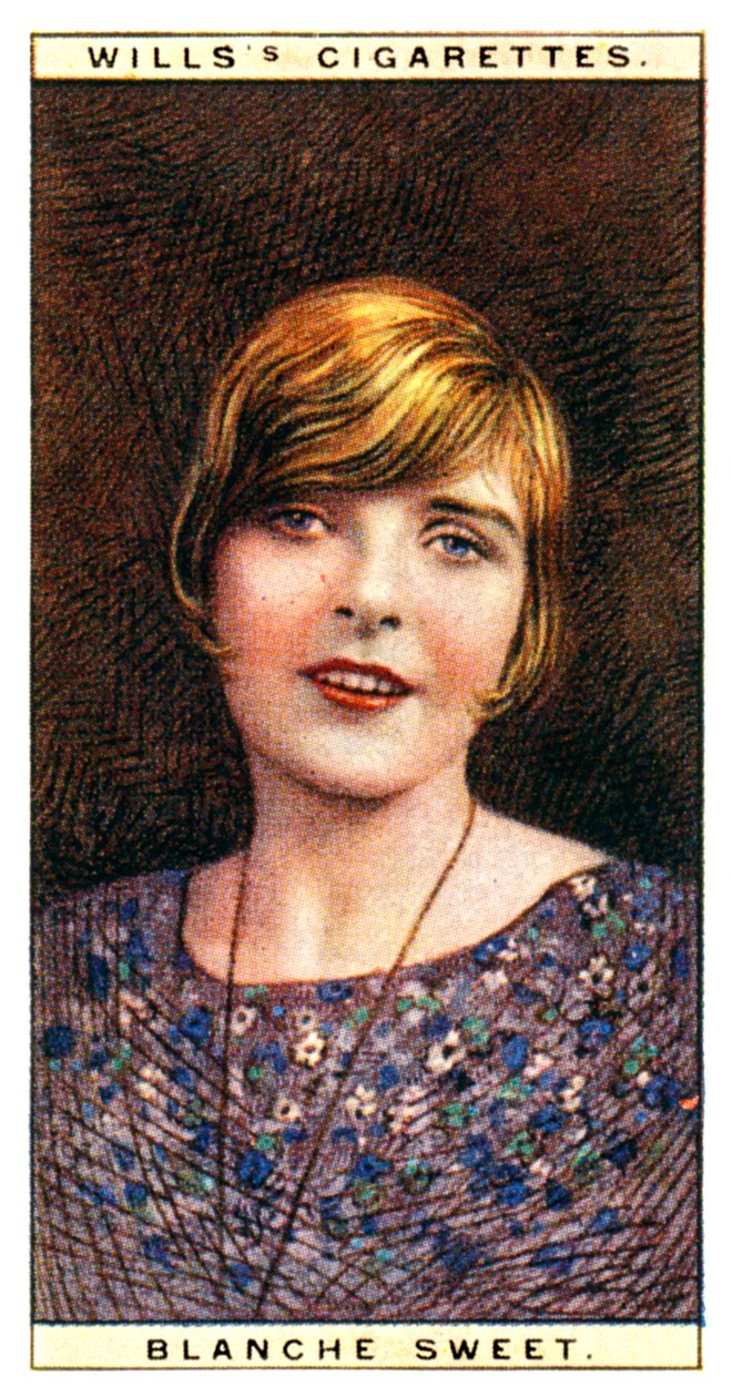 Blanche Sweet, American Actress by WD and HO Wills