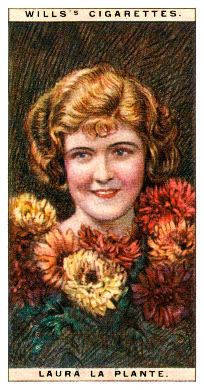 Laura La Plante 1904-1996, American Actress, 1928 by WD and HO Wills