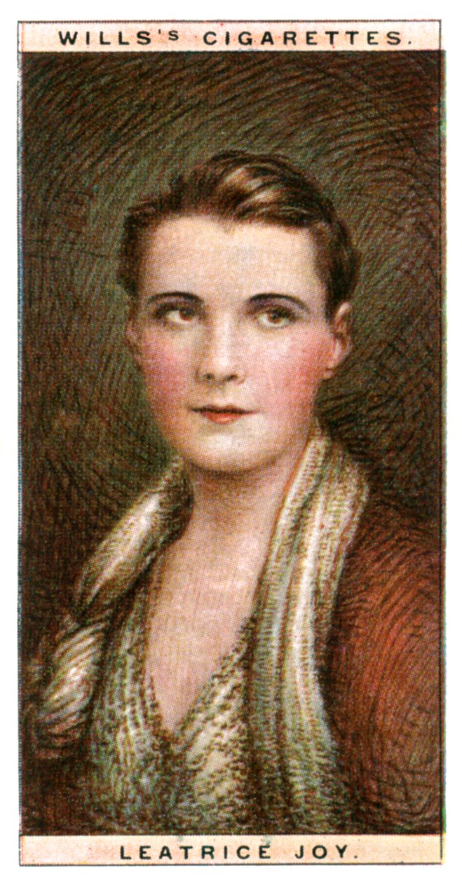 Leatrice Joy, American Actress, 1928 by WD and HO Wills