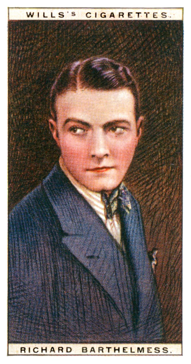 Richard Barthelmess, American Film Star, 1928 by WD and HO Wills