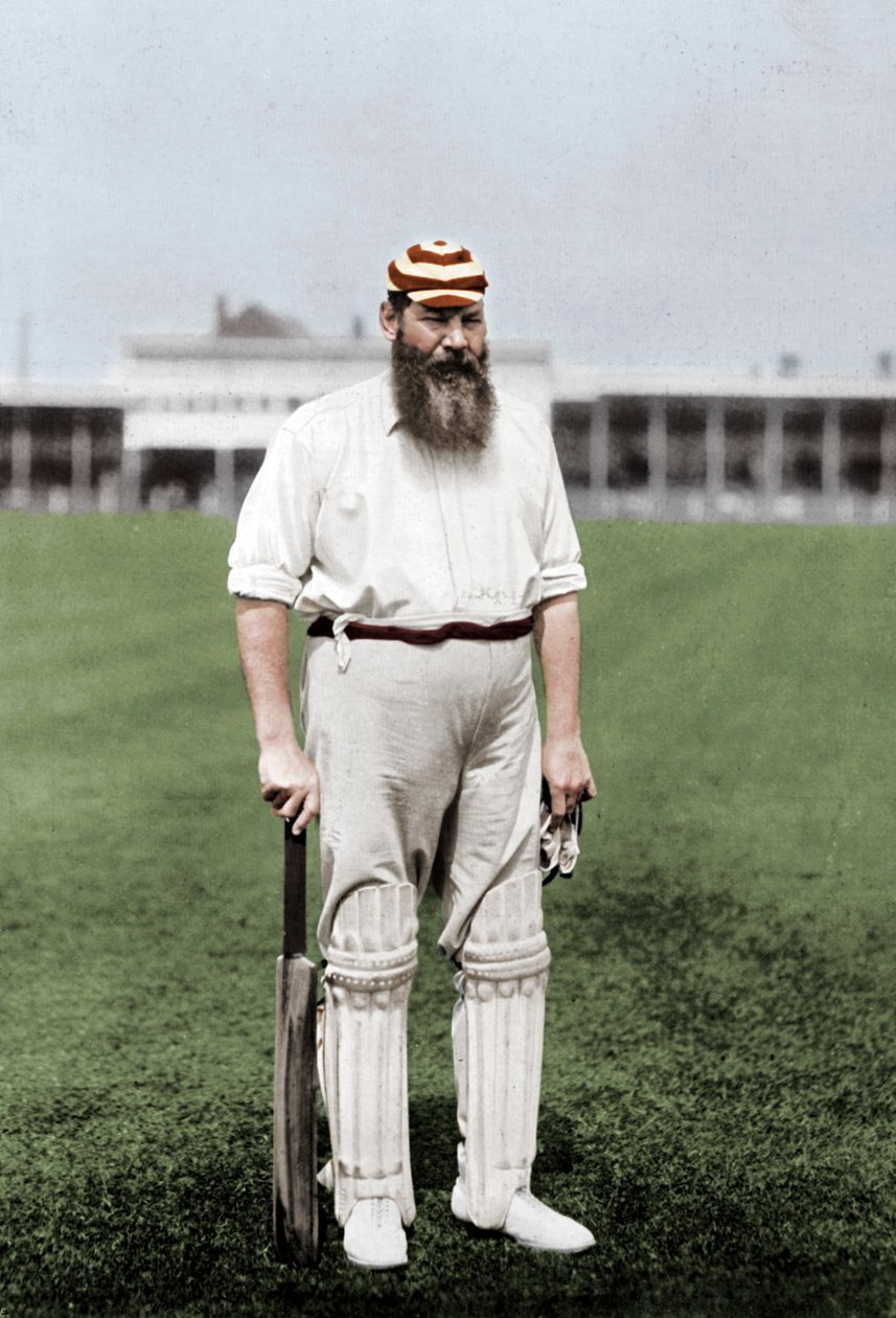 Dr. W.G. Grace, English Cricketer, Playing for London County Cricket Club by William Albert Rouch