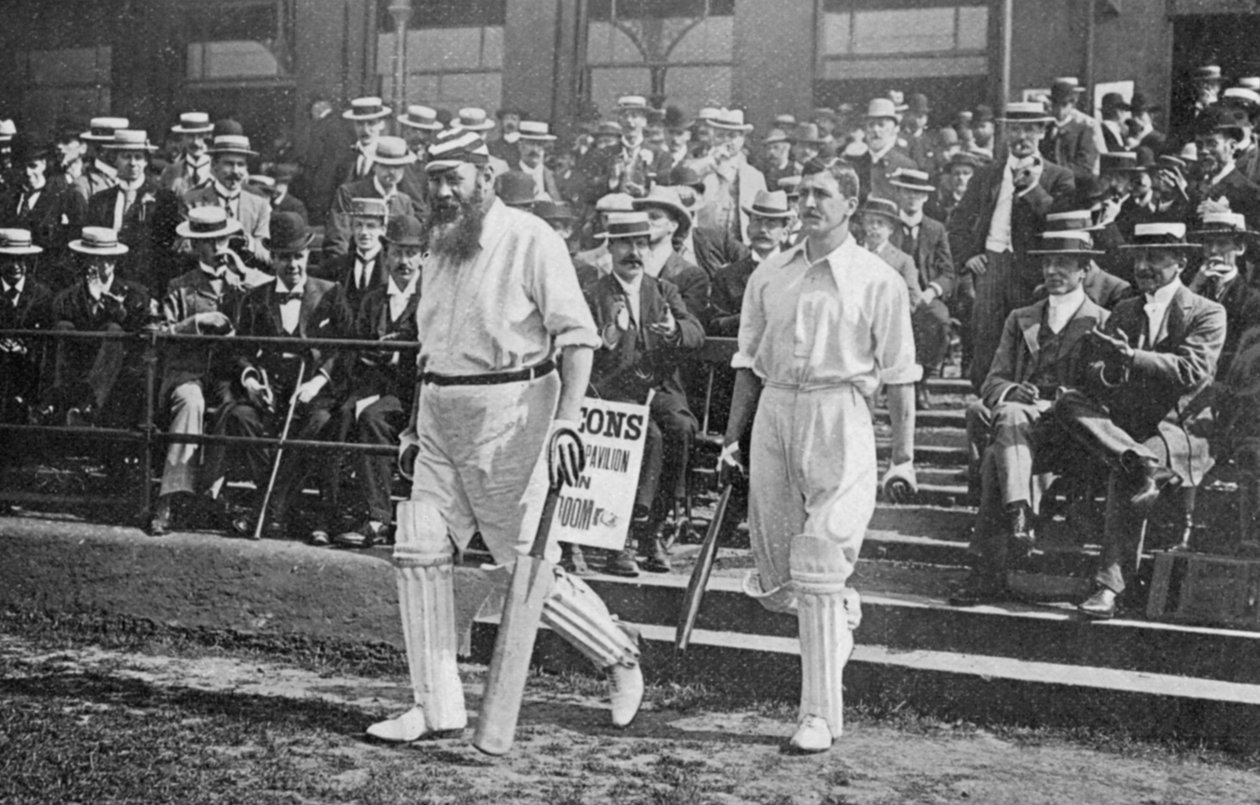 Dr. W.G. Grace, English Cricketer, Walking Out to Bat by William Albert Rouch