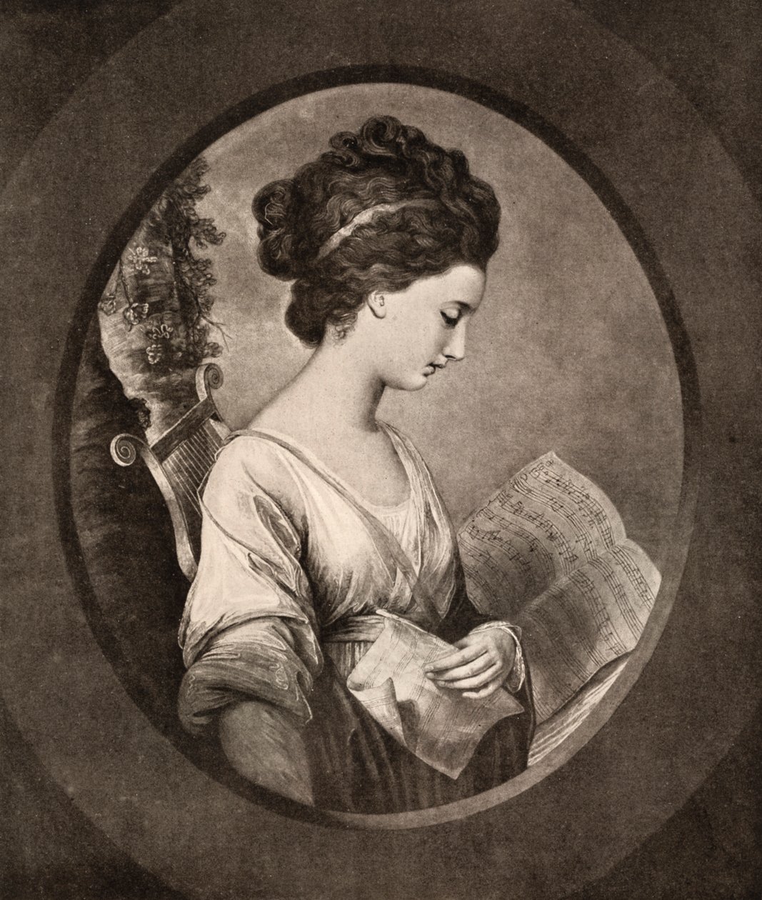 Miss Stephenson, Late 18th Century by W. Dickinson