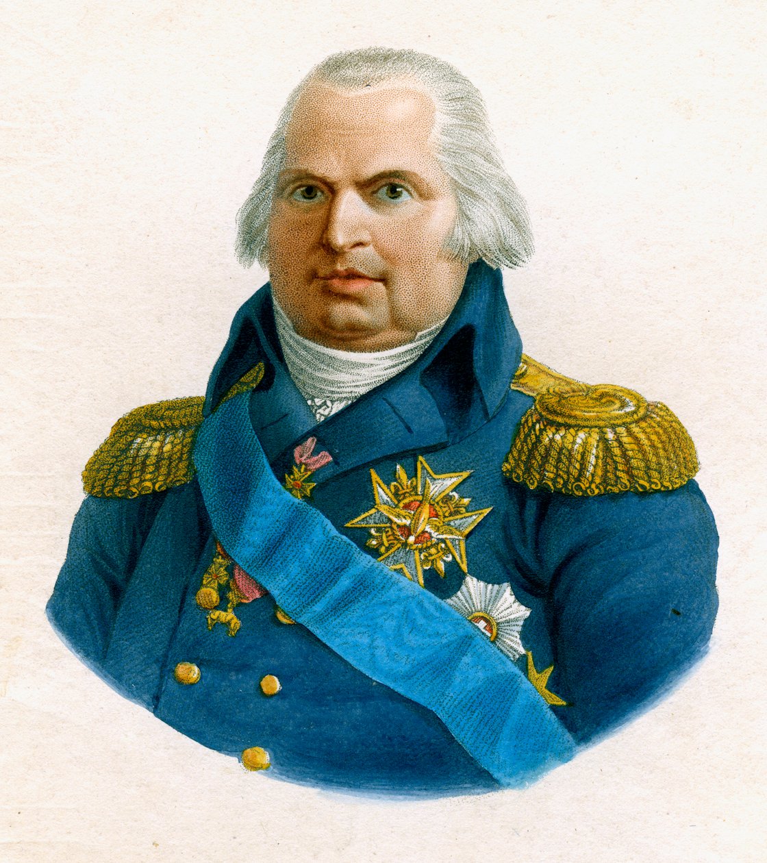 Louis XVIII, King of France, 19th century by W Evans