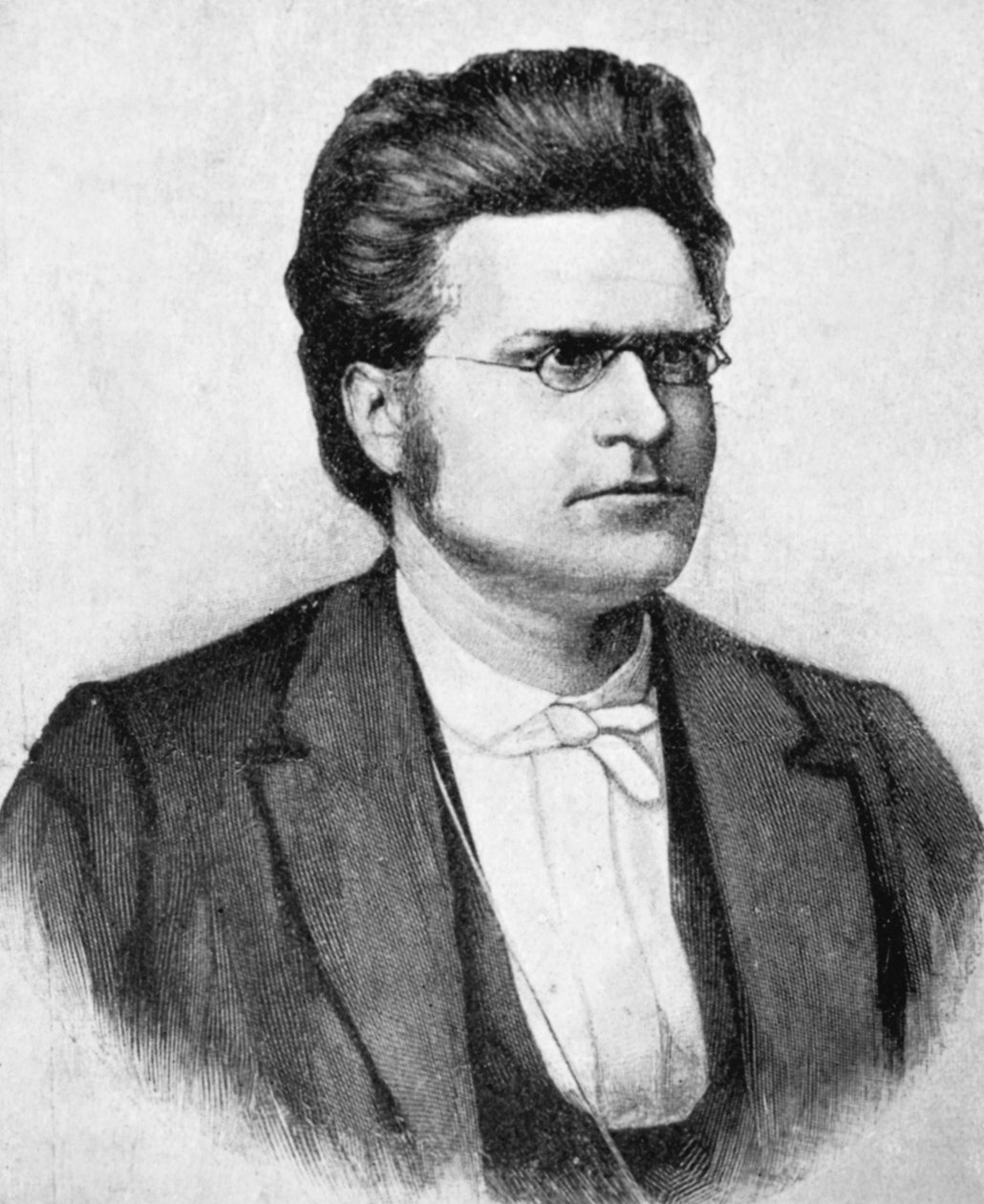 Portrait of Bjornstjerne Martinius Bjornson, Norwegian writer, poet, and playwright by John Ward Dunsmore