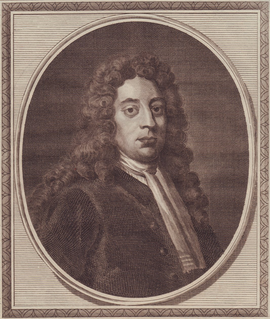 Portrait of English Admiral George Byng by John Ward Dunsmore