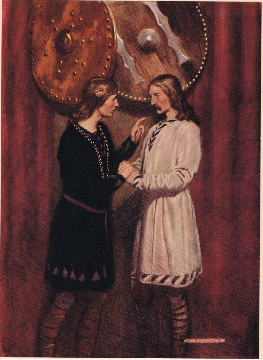Hamlet Talks to Horatio, from 'Hamlet' by William Shakespeare, Edition ...