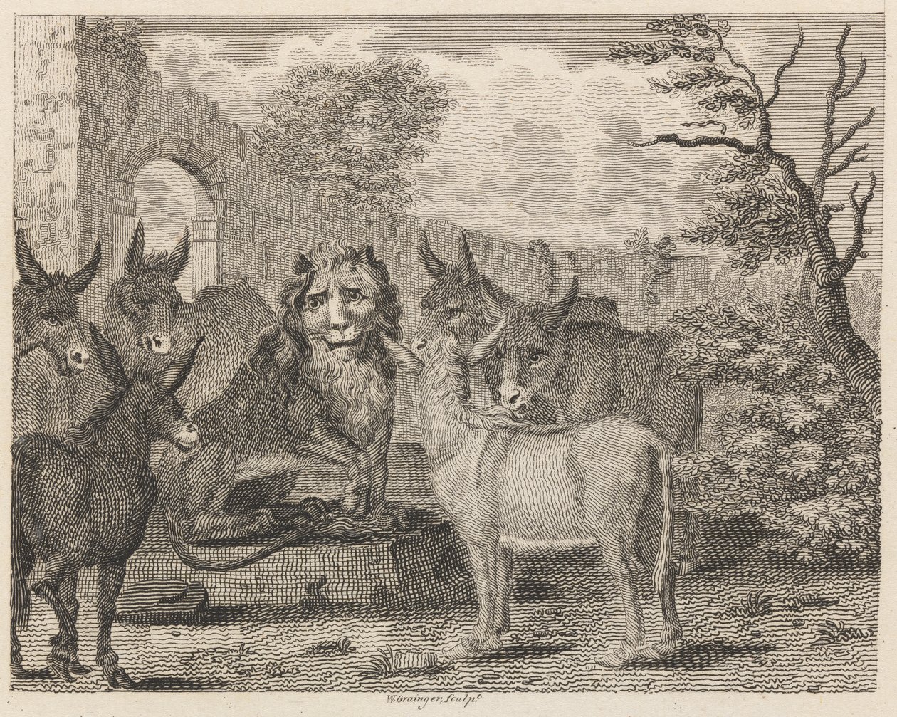 The Lion and the Cub by W. Grainger