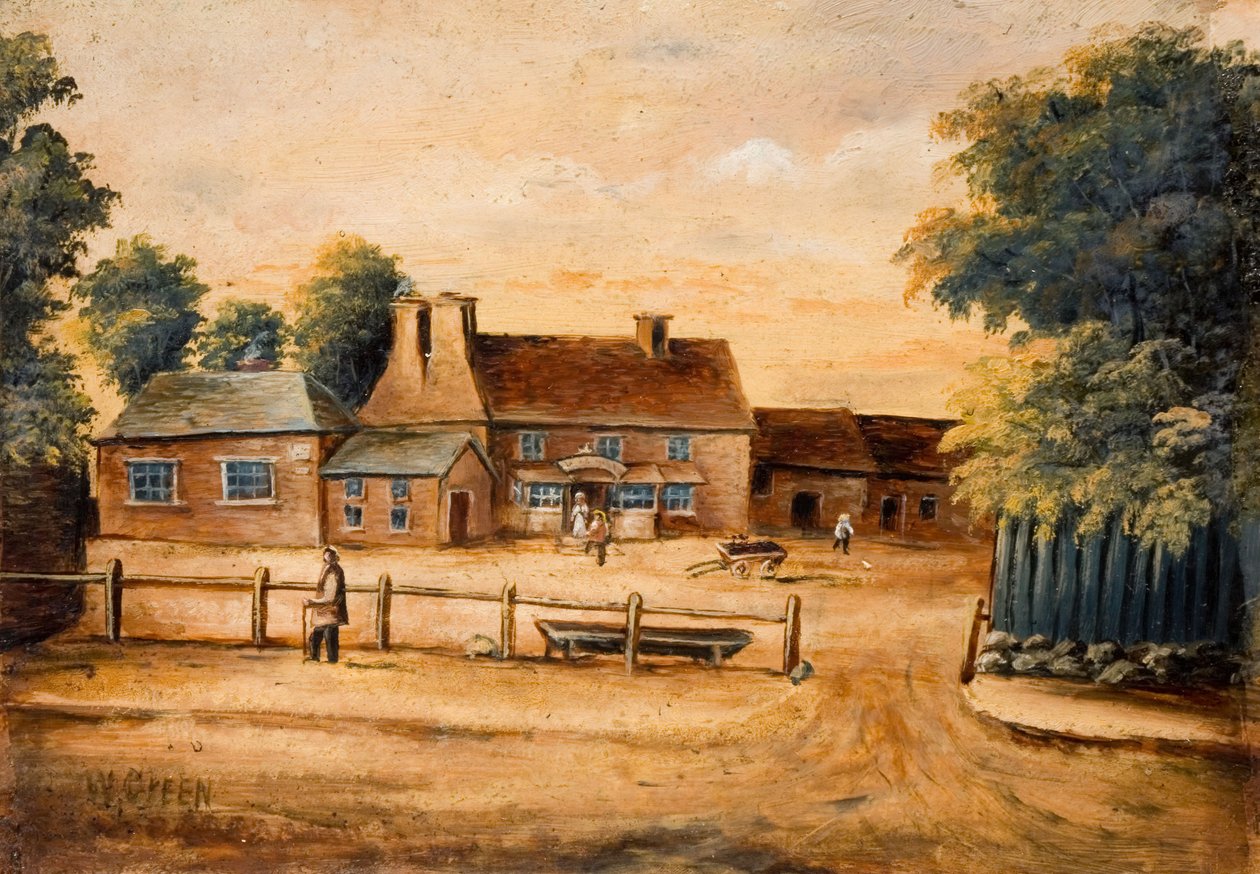 Waggon and Horses Inn, Handsworth, 19th century by W. Green