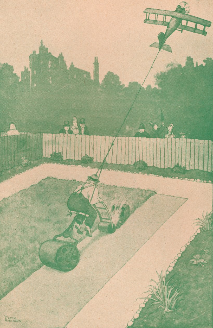 A Hint to the Airman Home on Leave by William Heath Robinson