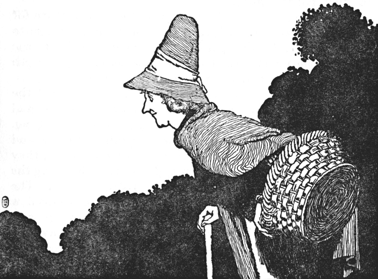 And Met an Old Woman with a Basket Full of Berries by William Heath Robinson