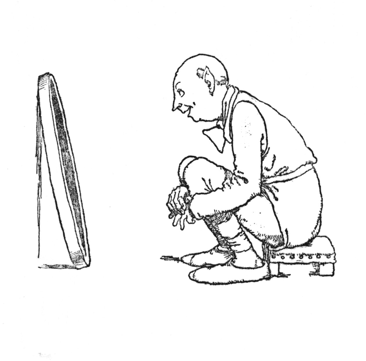He Chuckled With Delight by William Heath Robinson