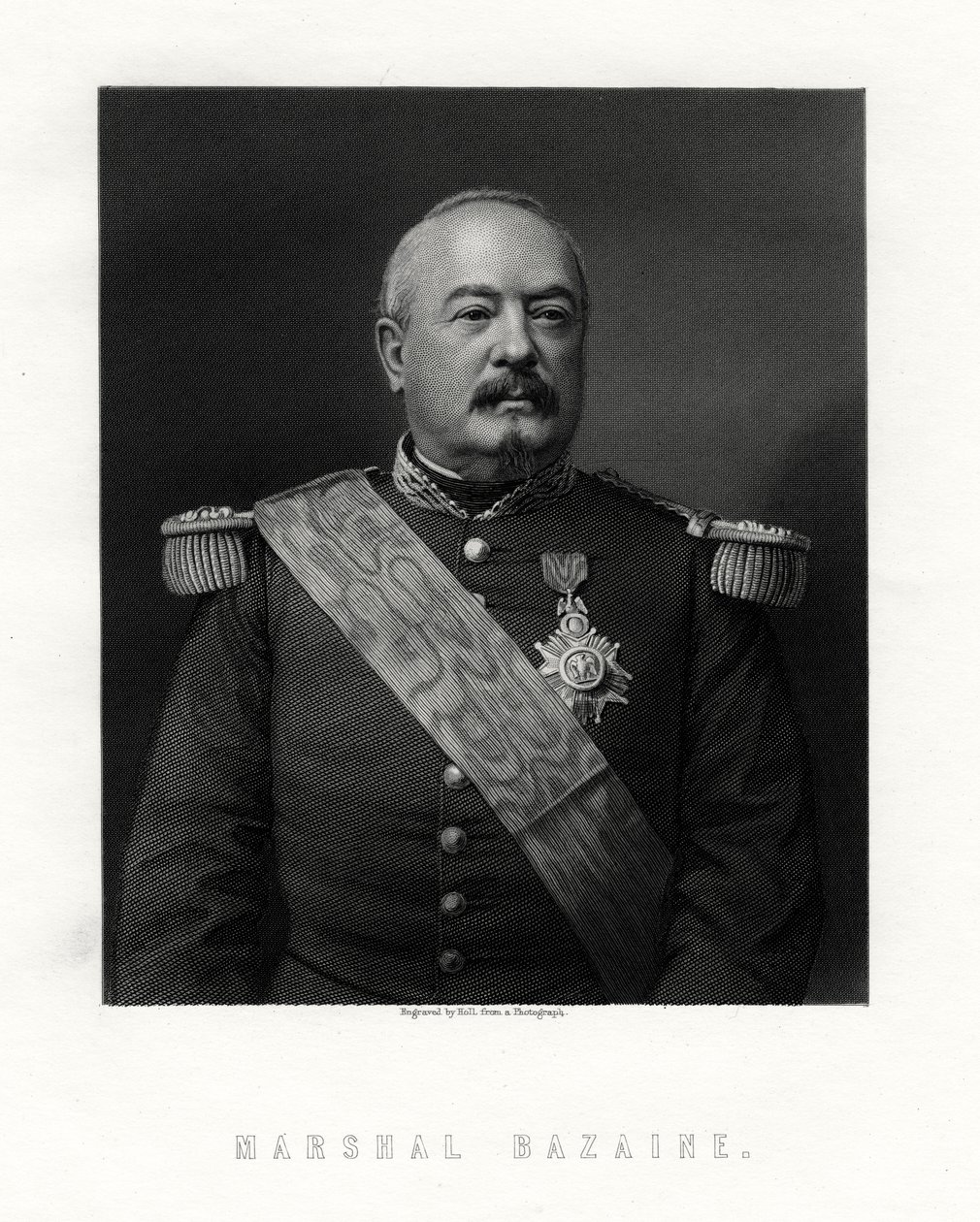 Achille Francois Bazaine, marshal of France, 19th century by W. Holl