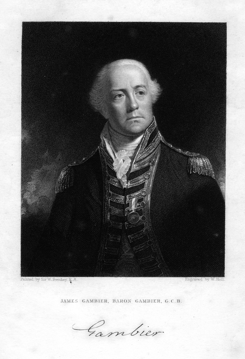 Admiral James Gambier, 1st Baron Gambier by W. Holl