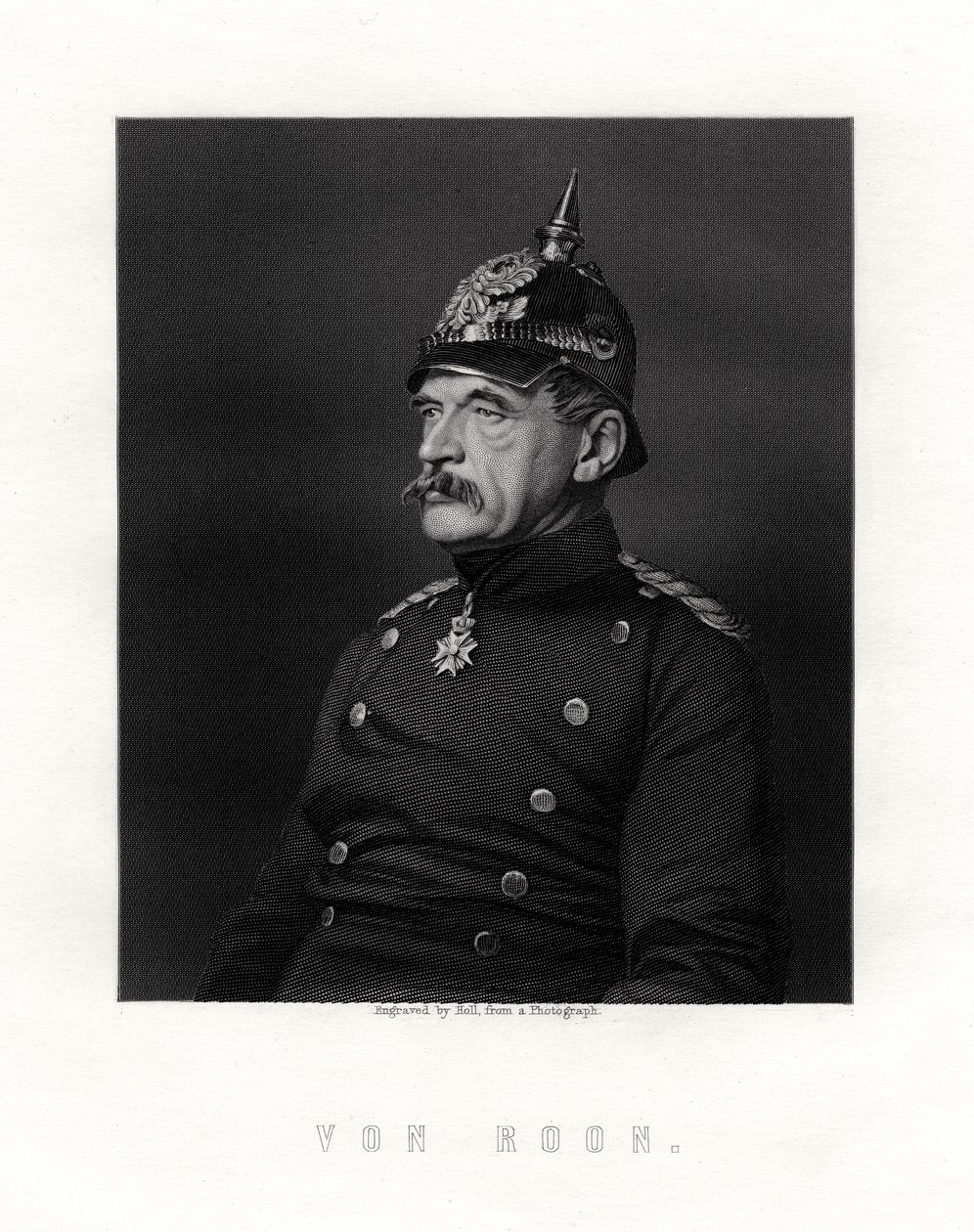 Albrecht Theodor Graf Emil von Roon, Prussian soldier and politician, 19th century by W. Holl