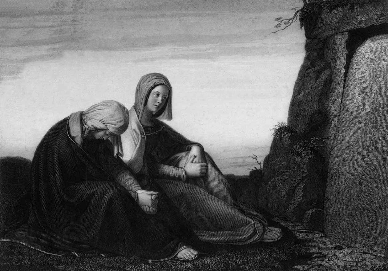 Behold the place where they laid him, 19th century by W. Holl