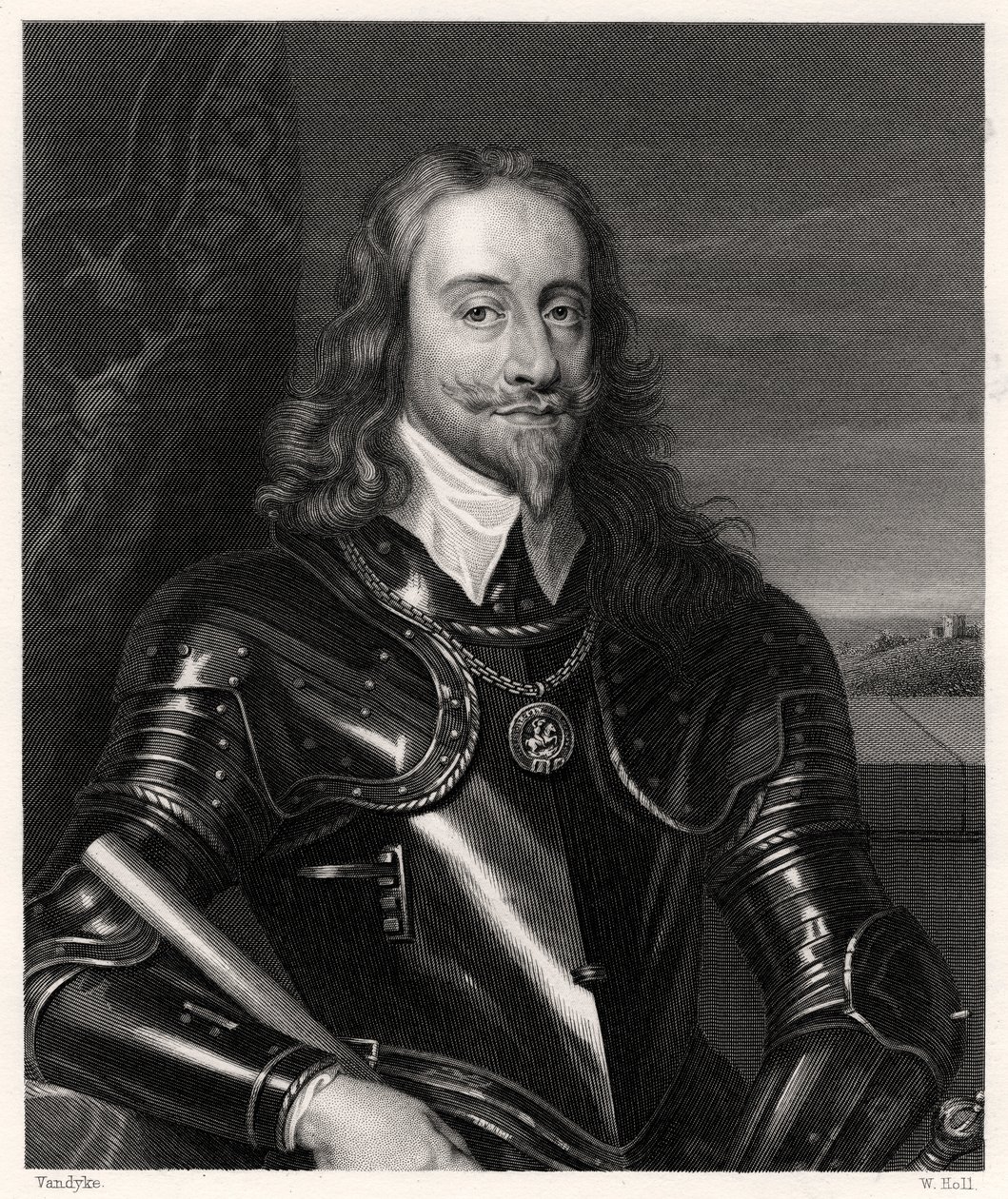 Charles I, King of Great Britain and Ireland, 19th Century by W. Holl