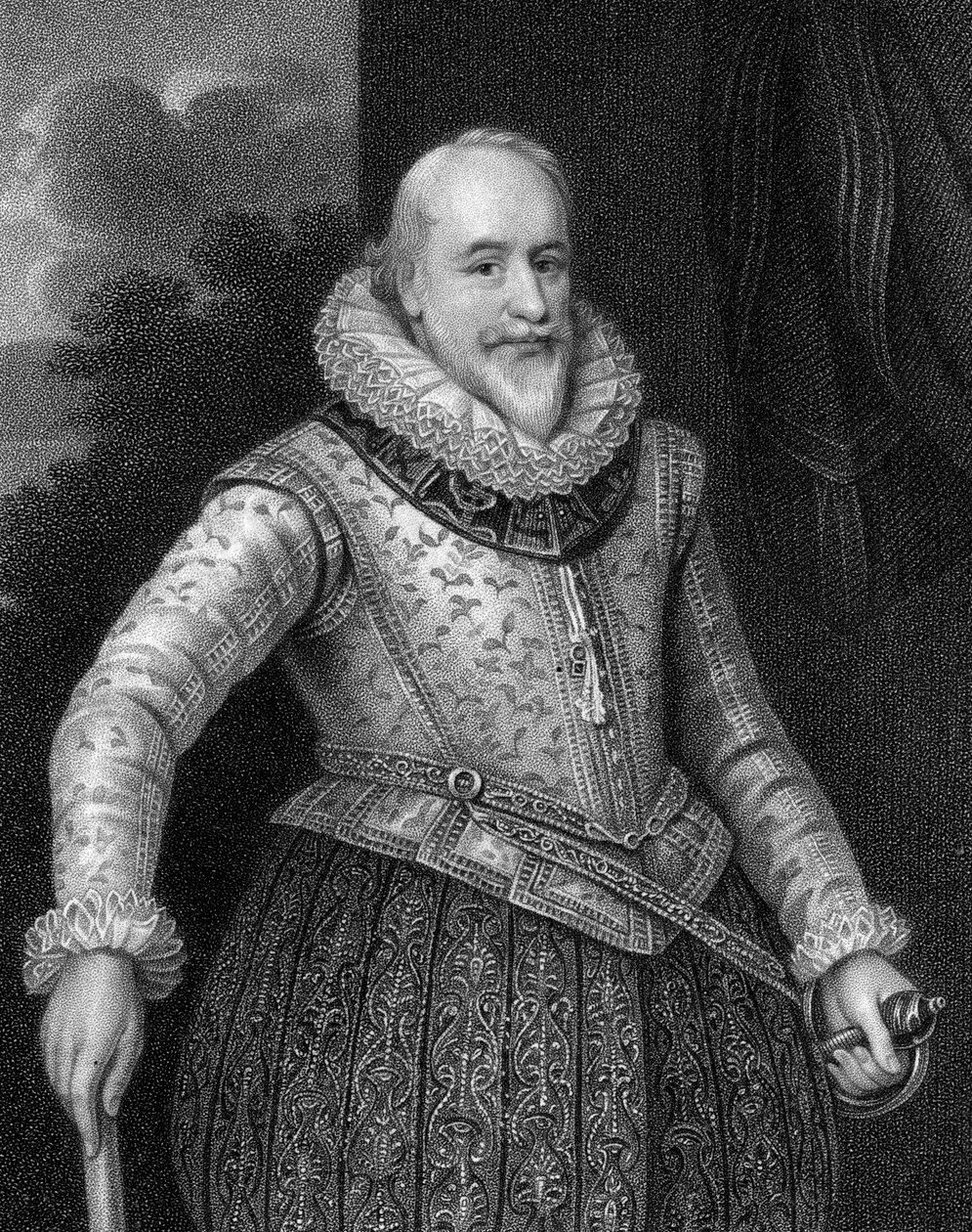 George Carew, 1st Earl of Totnes by W. Holl