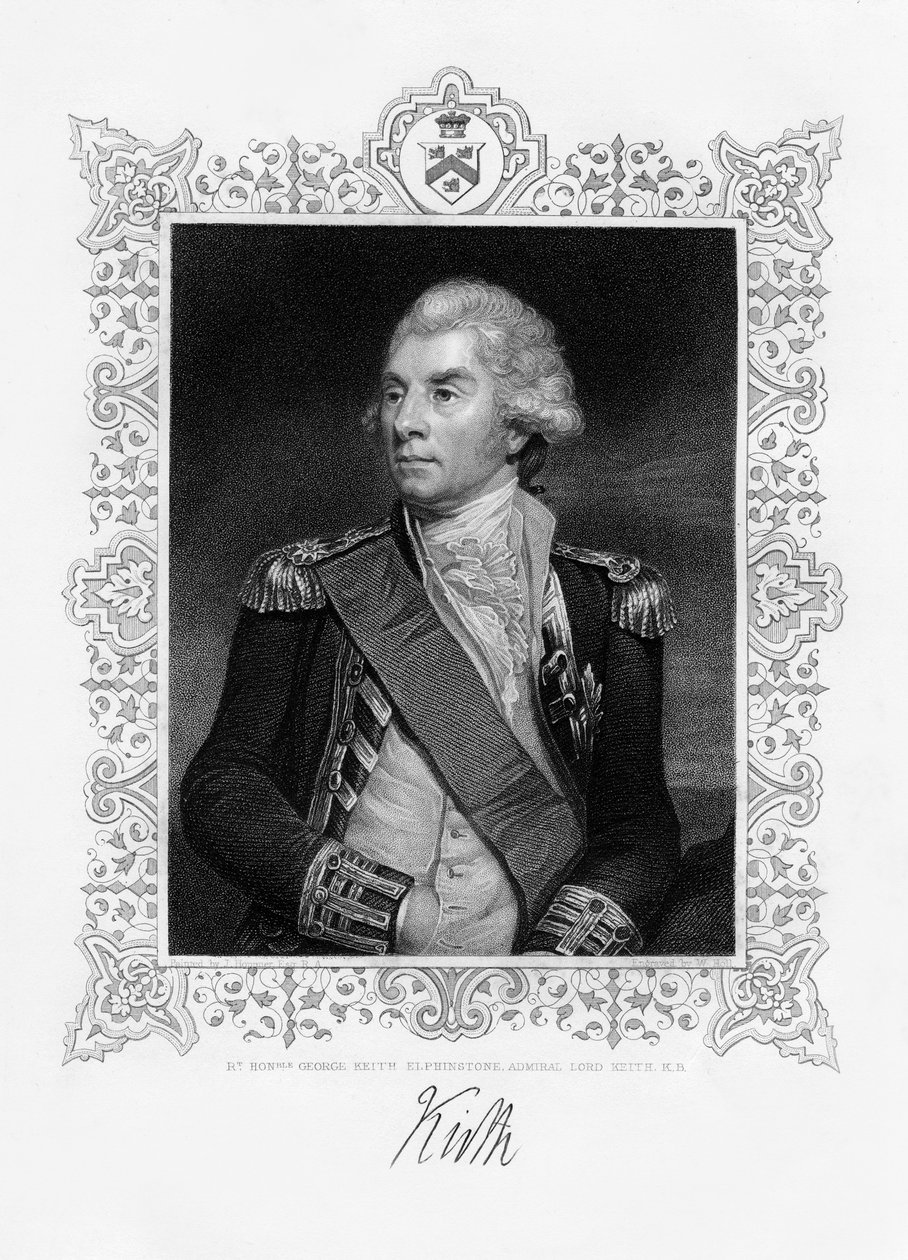 George Keith Elphinstone, 1st Viscount Keith, British Admiral by W. Holl