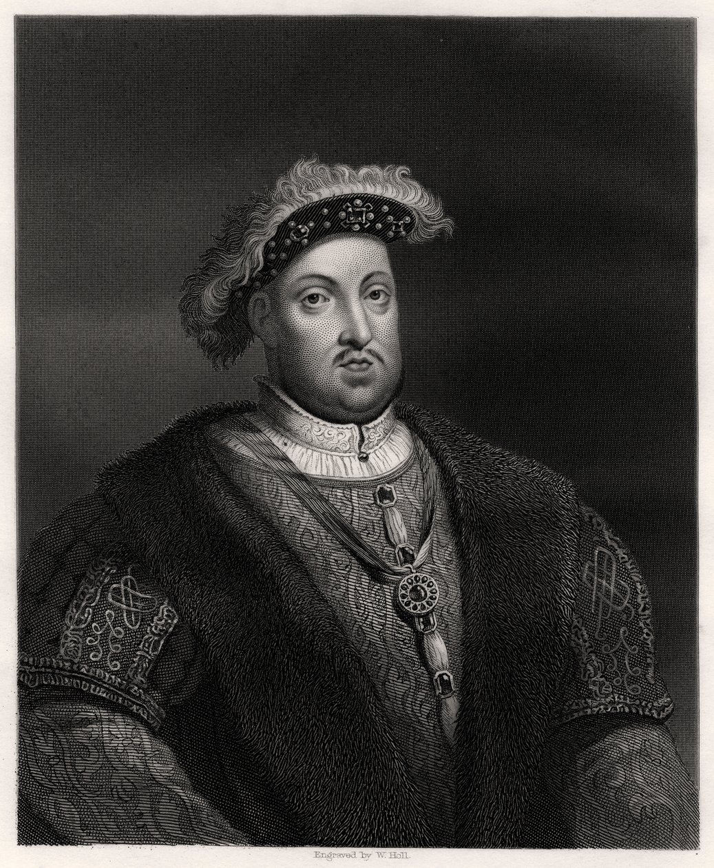 Henry VIII, King of England and Ireland, 19th century by W. Holl
