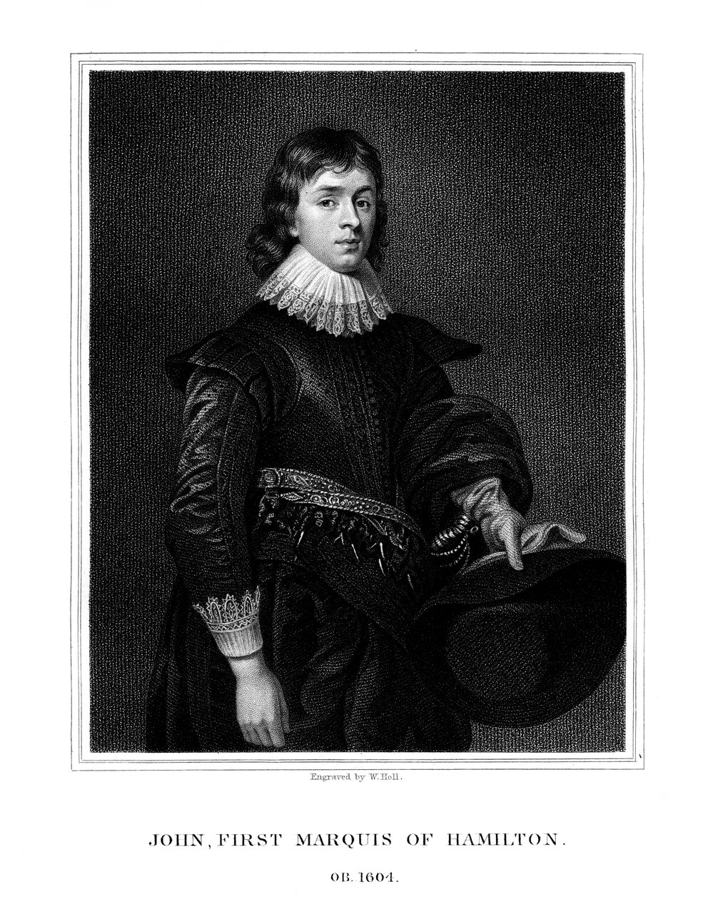John Hamilton, 1st Marquess of Hamilton, 1825 by W. Holl