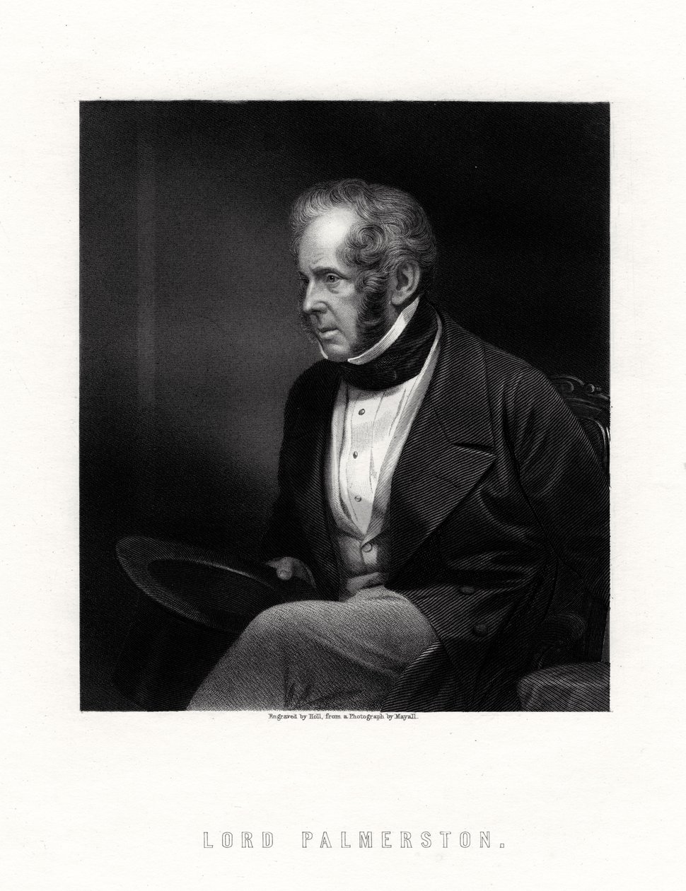 Lord Palmerston, British Prime Minister, 19th Century by W. Holl