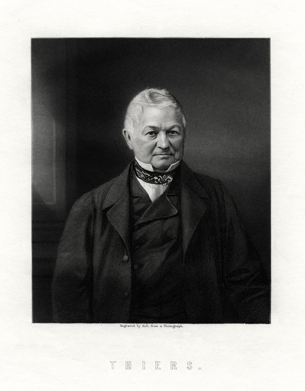 Louis Adolphe Thiers, French statesman and historian, 19th century by W. Holl