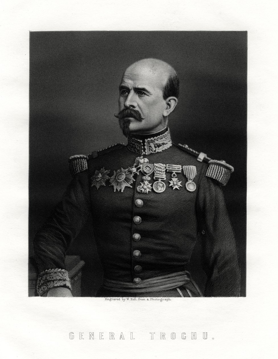 Louis Jules Trochu, French military leader and politician by W. Holl