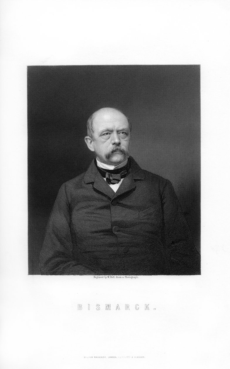 Otto von Bismarck, Duke of Lauenburg, German statesman, 1893 by W. Holl
