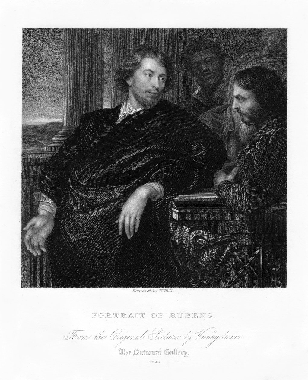 Peter Paul Rubens, Flemish artist, early 17th century, 19th century by W. Holl