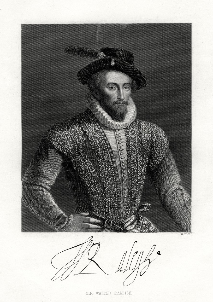 Sir Walter Raleigh by W. Holl