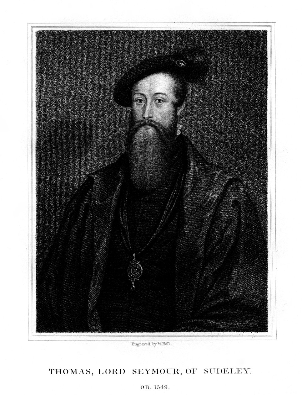 Thomas Seymour, Baron Seymour of Sudeley, younger brother of Jane Seymour by W. Holl