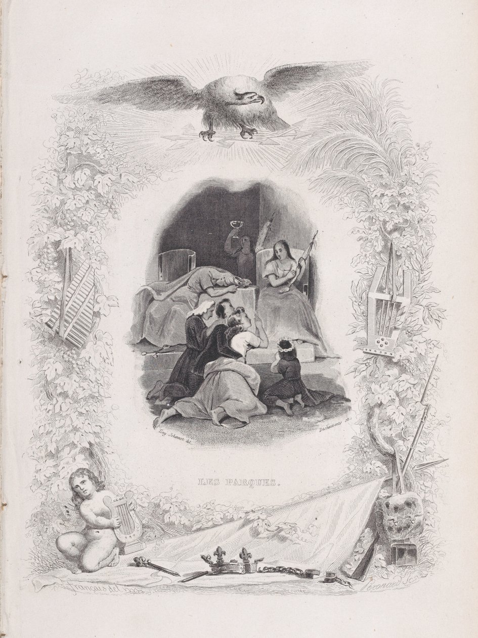 The Fates, from The Songs of Béranger by W. J. J. Déshauvents, Melchior Péronard
